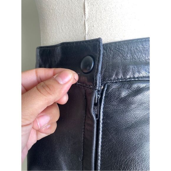 Vintage 90s Danier butter soft leather high rise pants - Picture 6 of 9